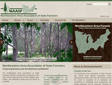 Tablet Screenshot of northeasternforests.org